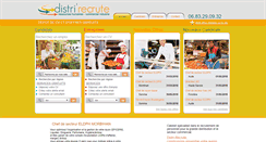 Desktop Screenshot of distri-recrute.fr