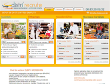 Tablet Screenshot of distri-recrute.fr